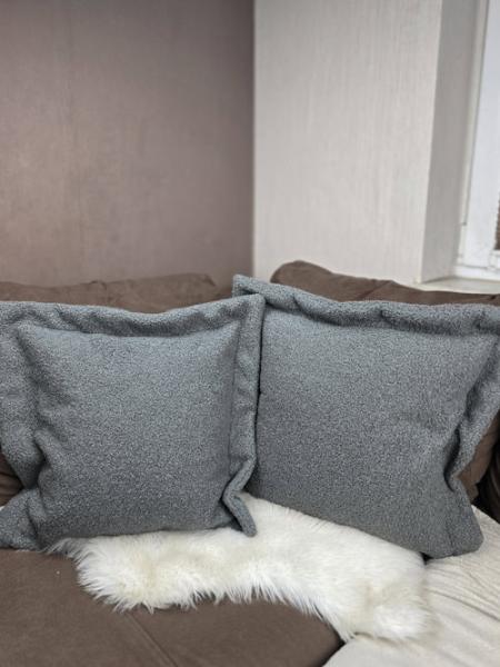 Teddy Boucle Kodiak Dunkelgrau von Swafing